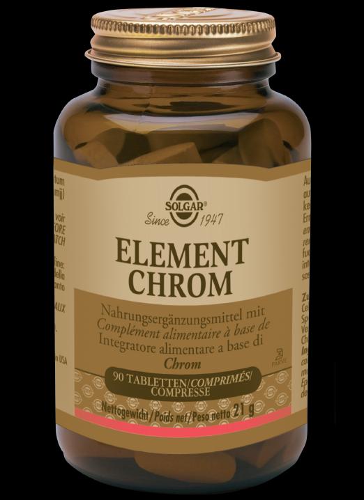 Produktbild Solgar Element Chrom Tabletten (90 Stk) (90 Stück, Tabletten, 120 g)