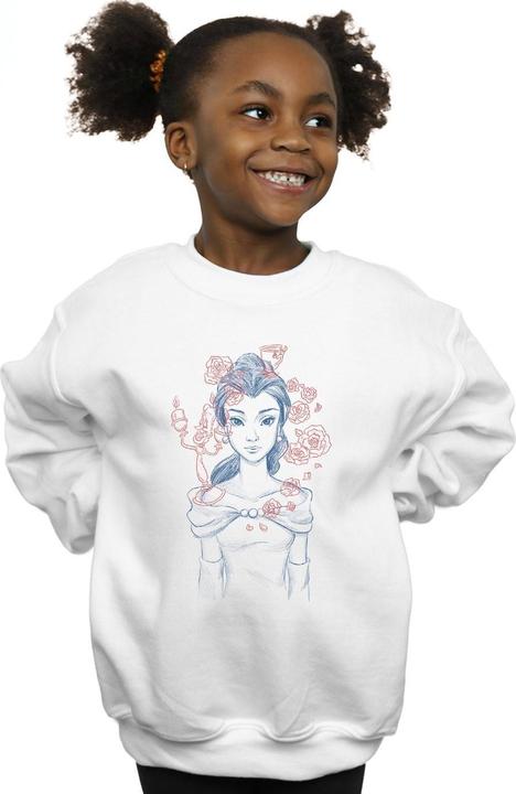 Produktbild Disney Belle Lumiere Sketch Sweatshirt Mädchen (128)