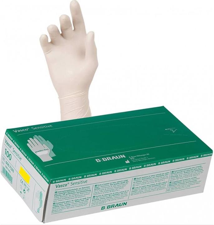 Produktbild B.Braun Sensitive Latexhandschuhe XS (100 Stk) (XS)
