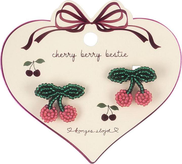 Produktbild Konges Slojd 2Pack Pearly Cherry Haarspangen