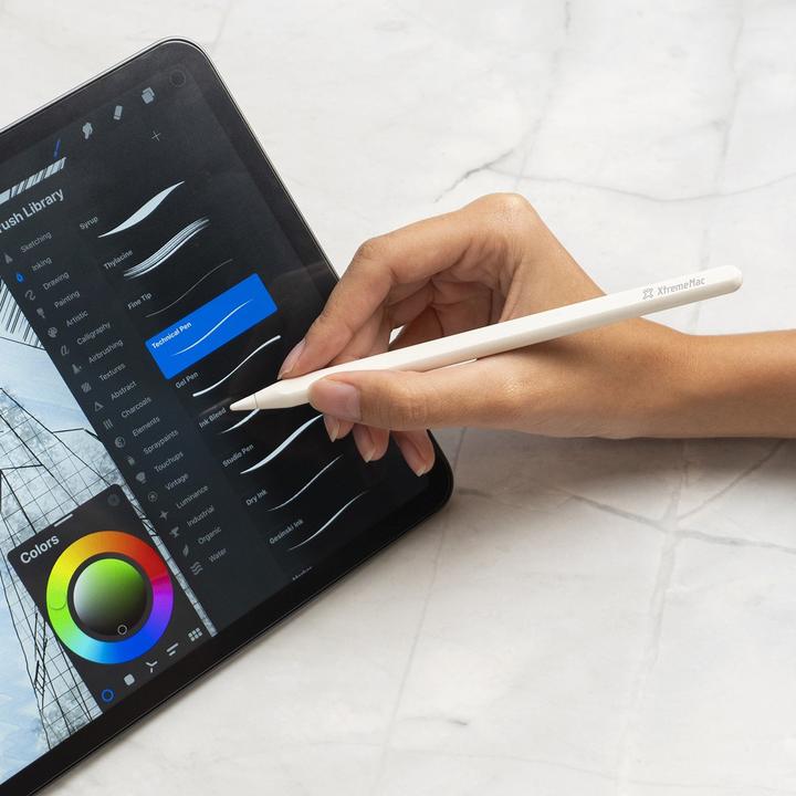 Image du produit XtremeMac X-STYLUS PEN Stylet Bluetooth pour iPad avec chargement magnétique et sans fil