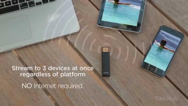 Image du produit SanDisk Connect Wireless Drive (32 Go, USB 2.0)