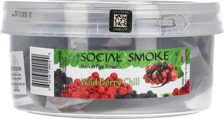 Immagine prodotto Social Smoke Wild Berry Chill 1kg (Lampone, Mora, Menta, 1000 g)