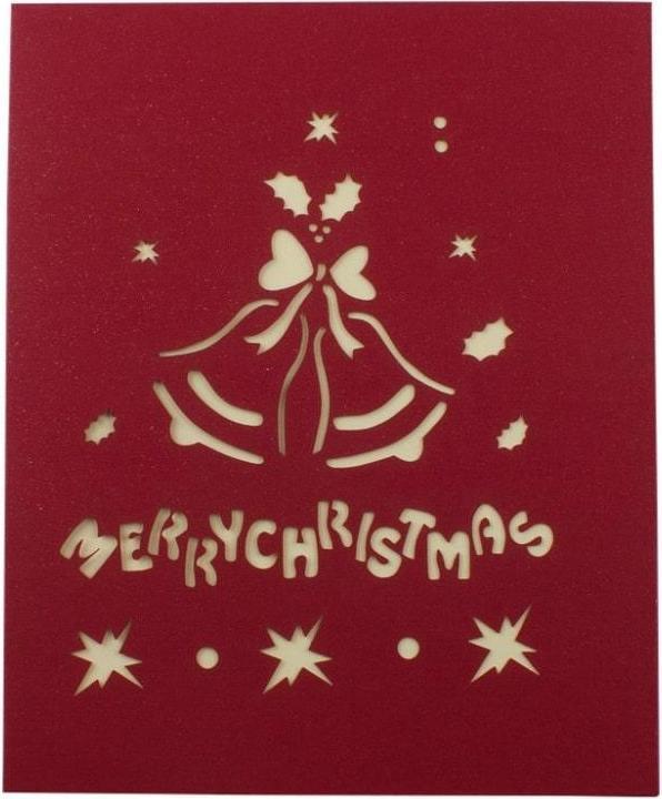 Produktbild JTI Handgefertigte Pop-Up-Weihnachtskarte - Nr. 7 (1 Stk.)