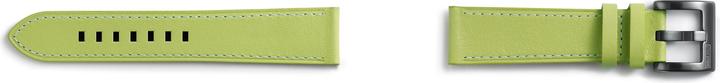 Strap Studio Leather Strap vert olive (20 mm, Cuir)