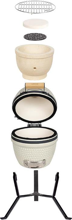 Actual product image Livoo Kamado Smoker Barbecue (270 mm)