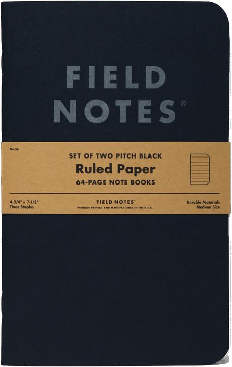 Produktbild Field Notes Pitch Black Edition 2er Pack