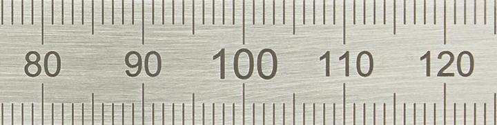 Image du produit Magni Helios Preisser Mètre pliant en acier (acier à ressort inoxydable, graduation : haut et bas 150 mm) (mm)