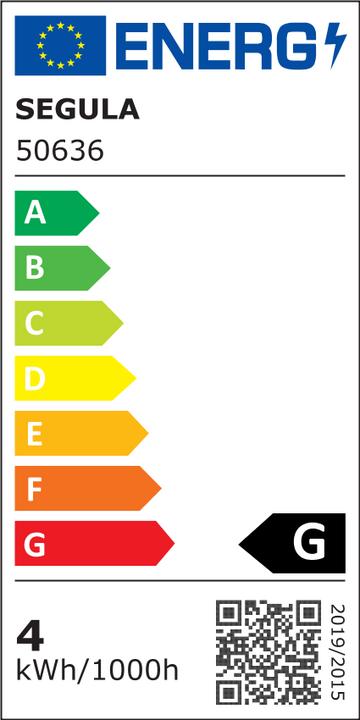 Energie-Label Segula LED Soft Krypton klar E27 3,2W 2200K dimmbar (E27, 3.20 W, 190 lm, 1 x, G)