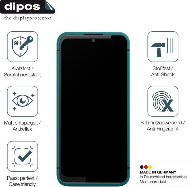 Image du produit Dipos Film de Protection d’écran Anti-Shock (2 pièce(s), Gigaset GX4)