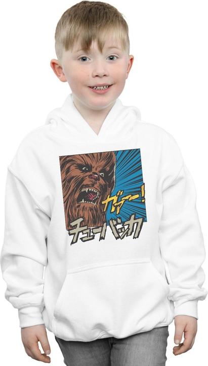 Actual product image Star Wars Boys Chewbacca Roar Pop Art Hoodie (116)