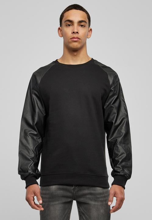Actual product image Urban Classics Raglan Leather Imitation Crew (S)