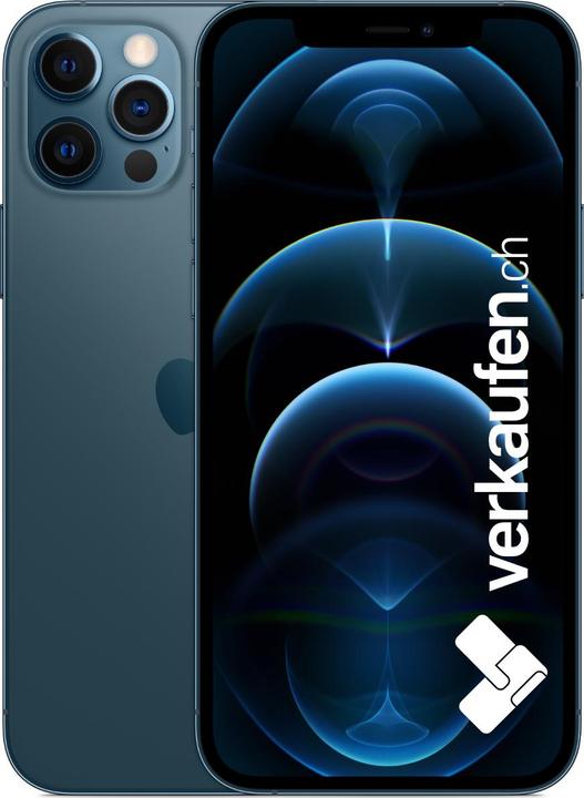 Produktbild verkaufen.ch iPhone 12 Pro (128 GB, Pacific Blue, 6.10", 12 Mpx, SIM + eSIM, B / Sehr gut)