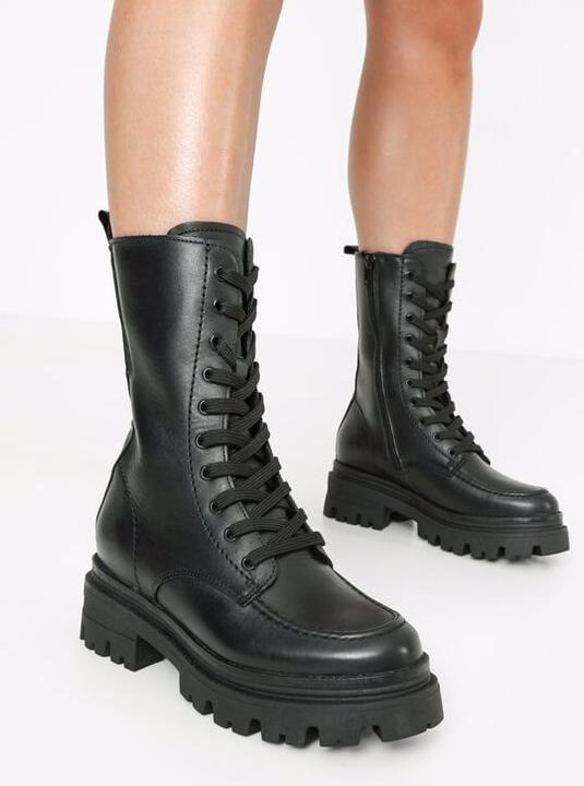 Image du produit Tamaris Bottines plateau en cuir (37)