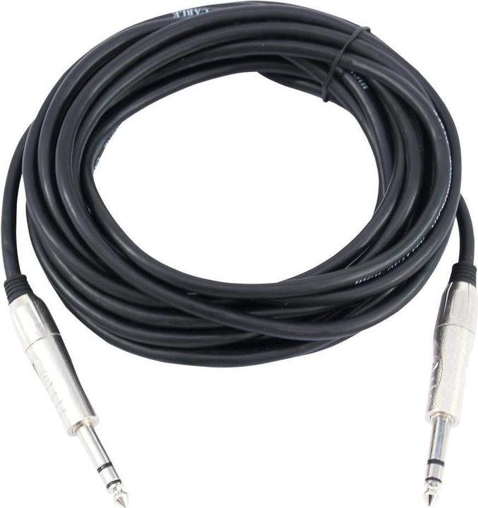Produktbild Omnitronic Klinkenkabel 6,3 stereo 6m sw ROAD (6 m)