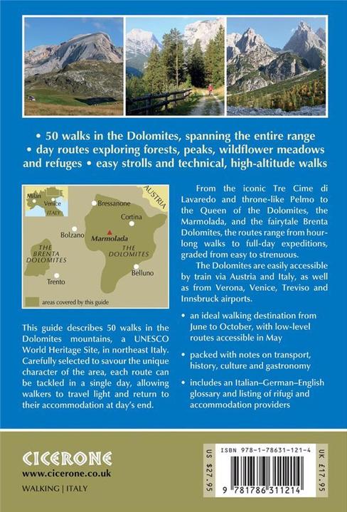 Actual product image Day Walks in the Dolomites (Gillian Price, English)