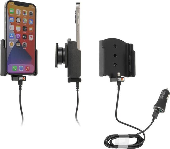 Produktbild Brodit Halter aktiv Apple iPhone 12/12 Pro mit USB-Kabel