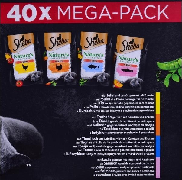 Produktbild Sheba Sauce Feine Vielfalt (Senior, 40 Stk., 85 g)