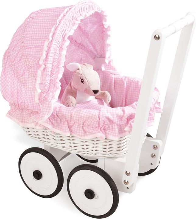 Image du produit Pinolino Poussette de poupée en osier Marion avec housse de couette
