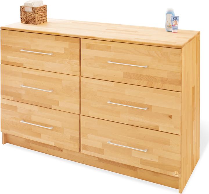Actual product image Pinolino Natura extra wide (Baby cot, Changing unit, Children's wardrobes)