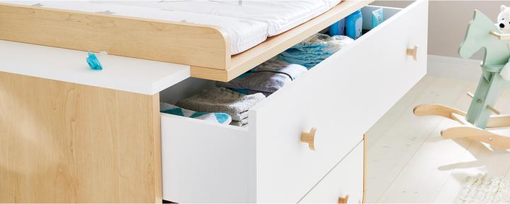 Actual product image Pinolino Round (Baby cot, Changing unit, Children's wardrobes)