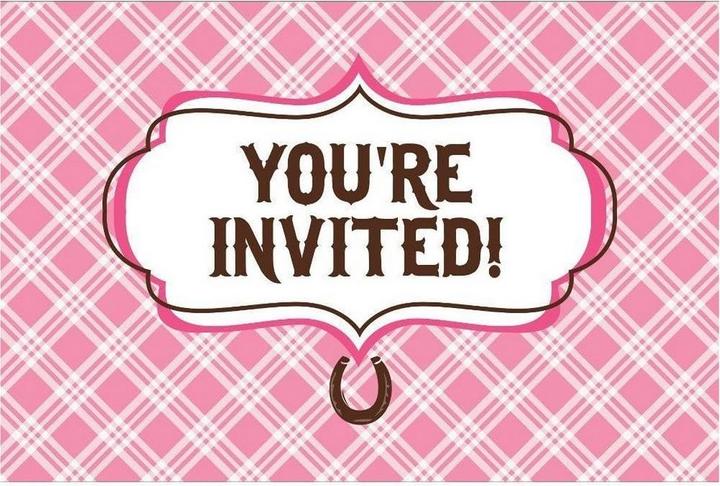 Produktbild Creative Party Einladungen Heart My Horse 8erPack Papier (8 Stk.)