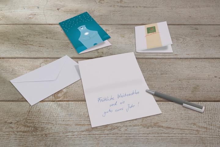 Produktbild Sigel 10 Weihnachtskarten White Apple DIN A6 (10 Stk.)