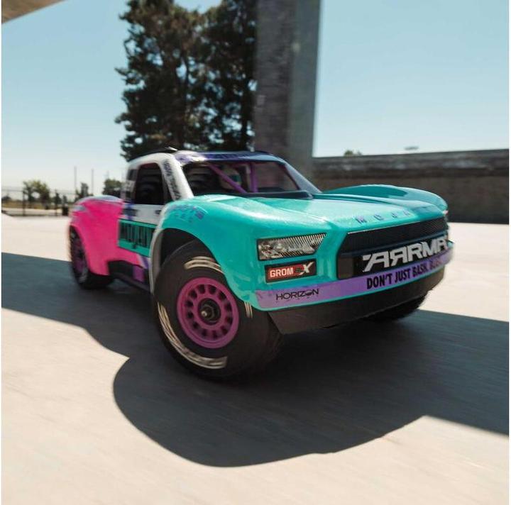 Actual product image Arrma Desert Truck Mojave GROM BLX 2233S, turquoise 1:8 (RTR Ready-to-Run)