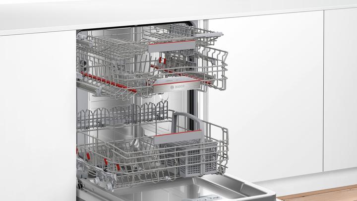 Produktbild Bosch Hausgeräte Serie 4, Teilintegrierter Geschirrspüler, 60 cm, Edelstahl, SMI4HDS53E