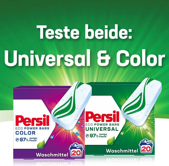 Produktbild Persil Power Bars (20 Waschgänge, Tabs)