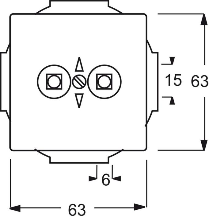 Produktbild Busch-Jaeger Unterputz-Potenzial-Ausgleichsstecker 2- 2CKA002495A0091