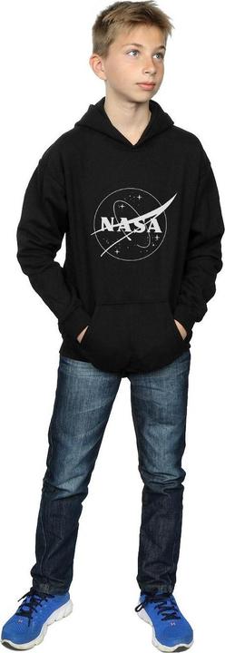 Produktbild Nasa Classic Insignia Logo Monochrome Kapuzenpullover Jungen (140, 146)