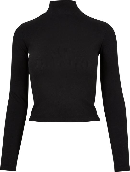 Urban Classics Ladies Rib Back Cut Out Longsleeve