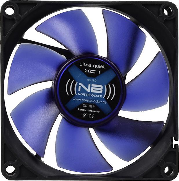 Actual product image Noiseblocker NB-BlacksilentFan XC1 (80 mm, 1 x)