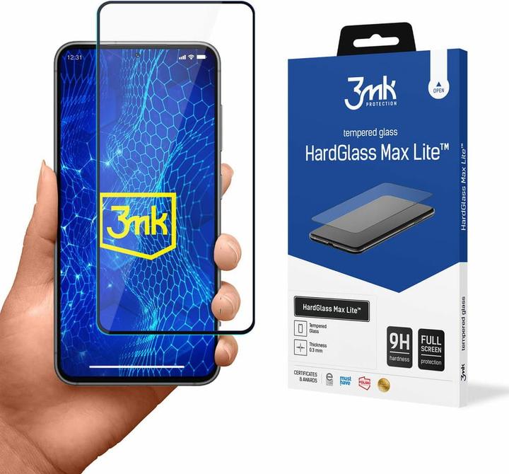 Produktbild 3MK Hardglass Max Lite Bildschirmschutz (1 Stück, Samsung Galaxy S21)