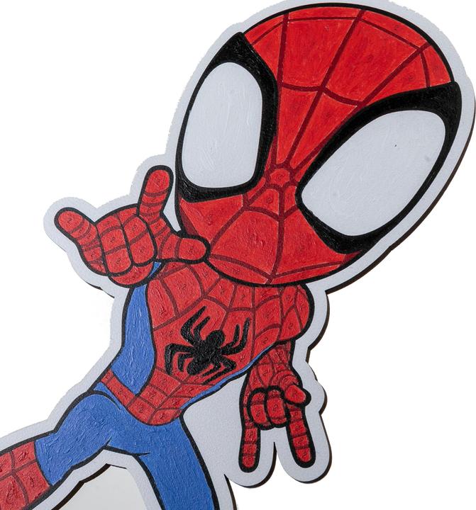 Actual product image Craft Buddy Spiderman XL Buddy, Paint By Numbers Kit