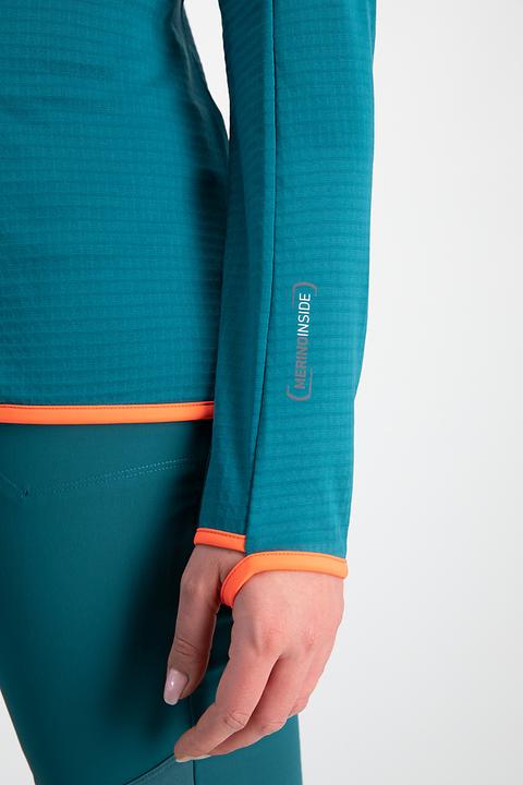 Actual product image Ortovox Fleece Light Grid Hoodie Ladies Midlayer (XS)