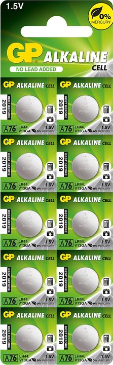 GP Batteries Alkaline (10 Stk., LR44, 105 mAh)