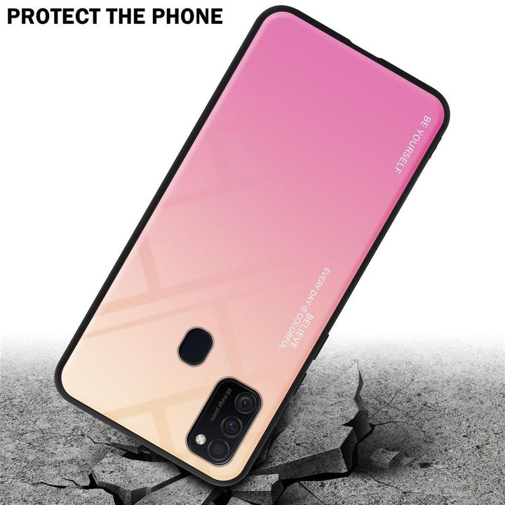 Actual product image Cadorabo TPU 2 colors glass cover (Samsung Galaxy M21, Samsung Galaxy M30s)