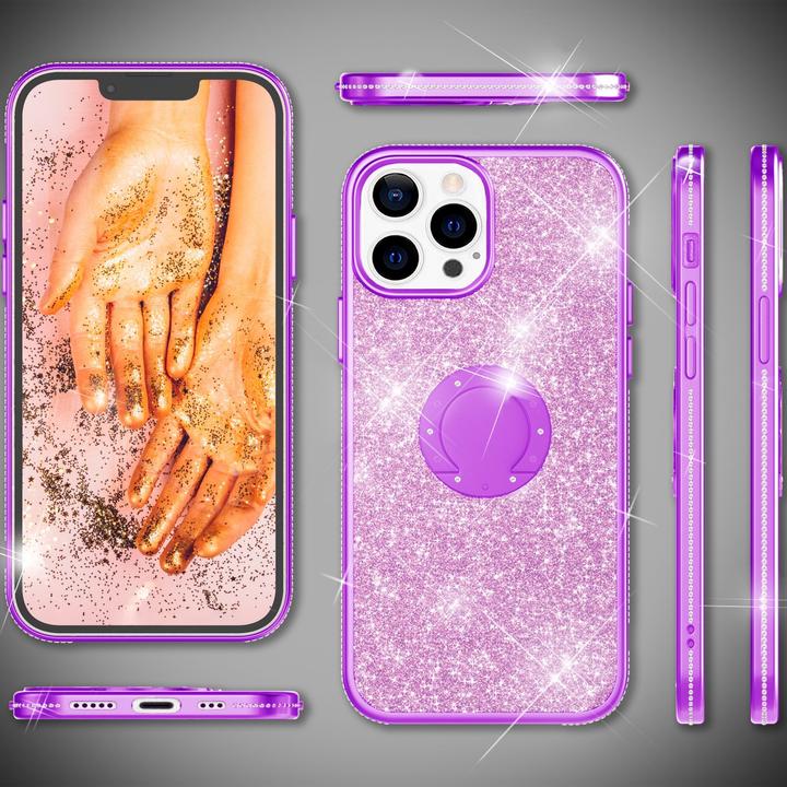 Immagine prodotto Nalia Anello Glitter Silicone Cover (Apple iPhone 13 Pro)