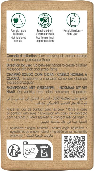 Produktbild Klorane Festes Shampoo mit Zedrat (80 ml, Festes Shampoo)