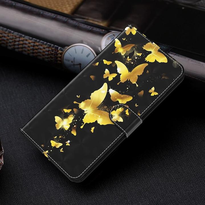 Immagine prodotto Cover-Discount Google Pixel 8 Pro - Custodia farfalla effetto glitter oro (Google Pixel 8 Pro)