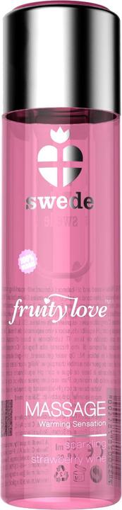 Productafbeelding Swede Fruity Love Massage Sprankelende Aardbeienwijn 120 ml (120 ml)