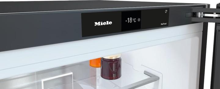 Image du produit Miele Combiné réfrigérateur/congélateur KFN 4898 A-10 D Blacksteel (362 l)