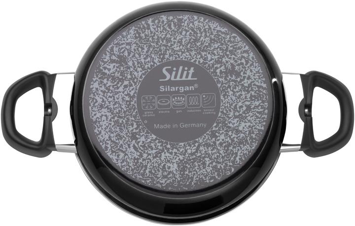 Produktbild Silit Topfset Induktion Kochtopfset 4tlg Glasdeckel Modesto Line Silargan (24 cm, Pfannenset + Topfset, Edelstahl)