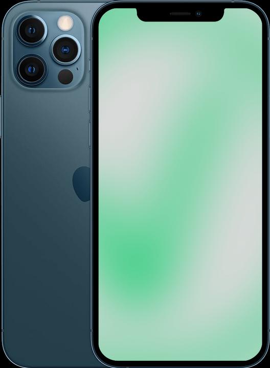 Image du produit Revendo iPhone 12 Pro (128 Go, Pacific Blue, 6.10", 12 Mpx, SIM + eSIM, C / Bon)