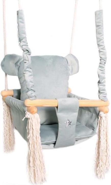 Image du produit Holzecke Balançoire grillagée "Teddy Bear "gris