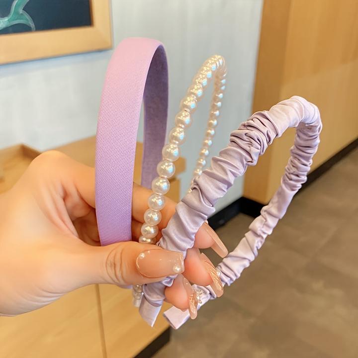 Image du produit Activity Board 3pcs gemischten Stil Haarband frisch neu, Perle Stirnband