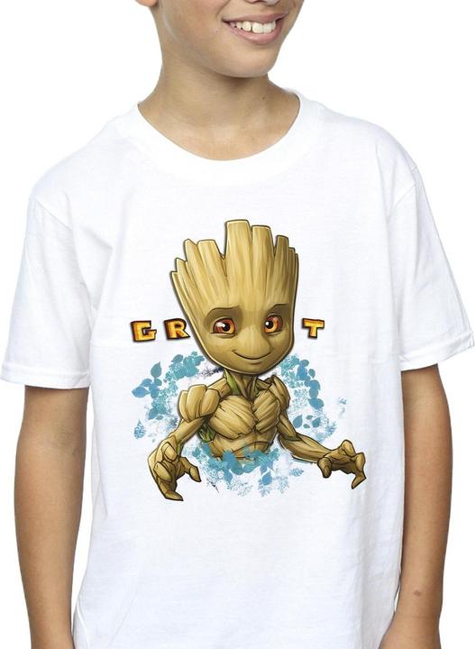 Immagine prodotto Guardians of the Galaxy Groot Flowers Maglietta Ragazzi (152, 158)