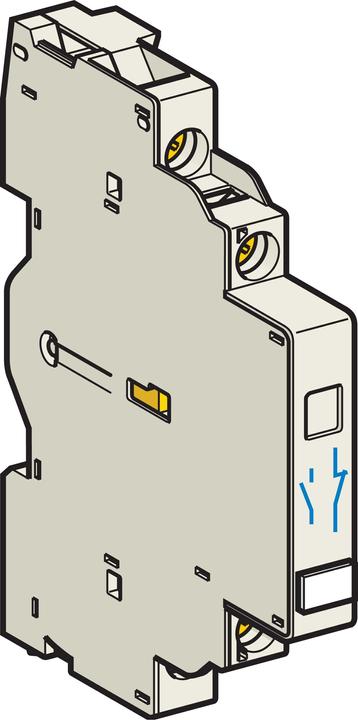 Actual product image Schneider Electric Auxiliary contact block 1 NO contact 1 NC contact